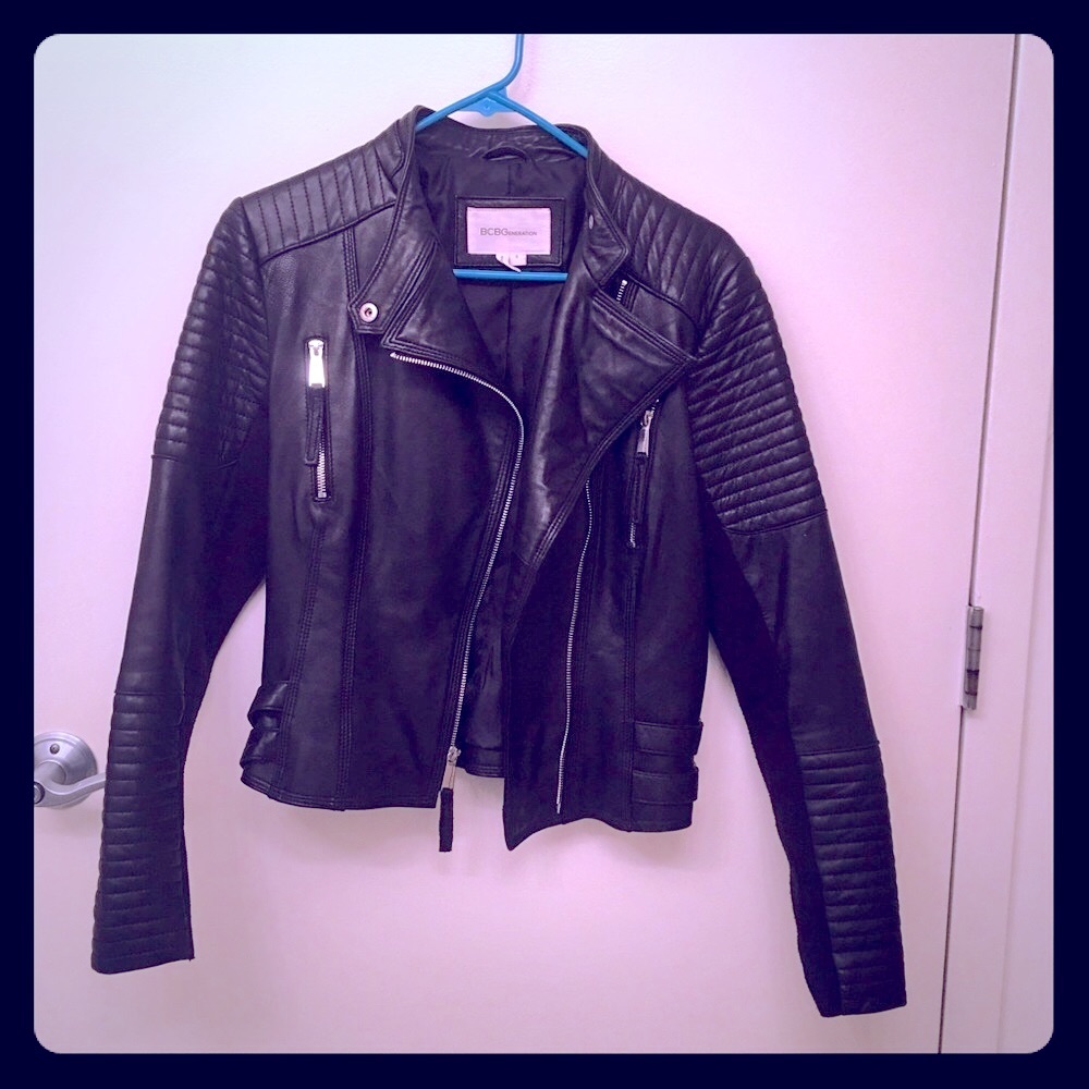BCBGeneration black leather jacket - FINAL DAY TO PURCHASE!!!